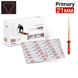 WaveOne Gold Primary 21мм (3 шт.) - реципрокный инструмент эндодонтический в блистерах