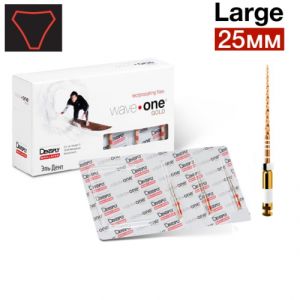 WaveOne Gold Large 25мм (3 шт.) - реципрокный инструмент эндодонтический в блистерах