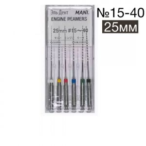 Engine reamers №15-40 - 25 мм (6 шт.), MANI