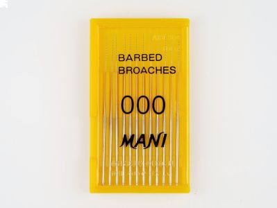 Barbed Broaches (Mani), ISO-000, 52 мм (12 шт.) - пульпоэкстракторы ручные