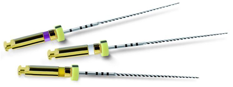 Pathfile NiTi асс. (013,016,019х2шт.), 25мм- инструмент стоматологический эндодонтический, 6 шт. Maillefer