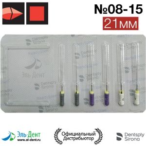 C+ File №08-15, 21мм (уп.6) каналорасширитель ручной, Maillefer