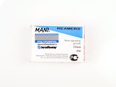 Reamers Mani №06 (21 мм) упаковка 6 шт.