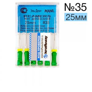 Reamers Mani №35 (25 мм) упаковка 6 шт.