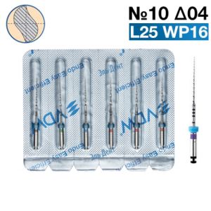 Mtwo М2 Тейпер №10 04 L25 WP16, VDW