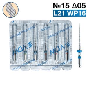 Mtwo М2 Тейпер №15 05 L21 WP16 (для перелечивания), VDW