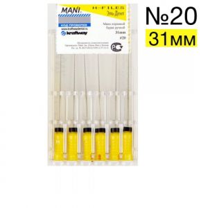 H-Files №20 (31мм), 6шт MANI