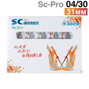 Файлы машинные с памятью формы SC-Pro 04/30, 31мм. (6шт.) SOCO