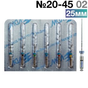 FlexMaster Тейпер NiTi №20-45 02 L25, VDW