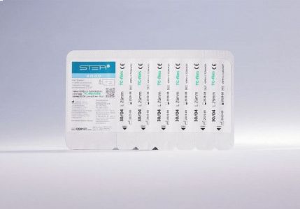 Файлы машинные с памятью формы TC-files, размер 30/.04, длина 31мм, никель-титан - 6 шт. STEA