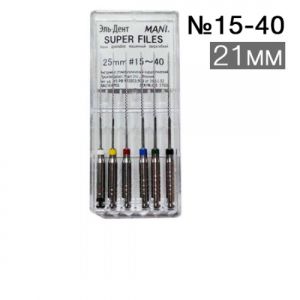 Super Files Mani ISO 15-40 (21мм) упаковка 6шт.