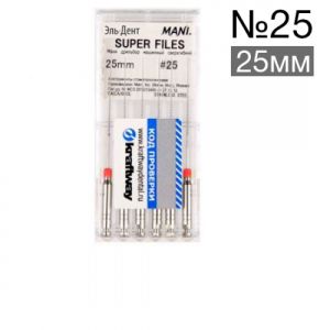 Super Files Mani ISO 25 (25мм) упаковка 6шт.