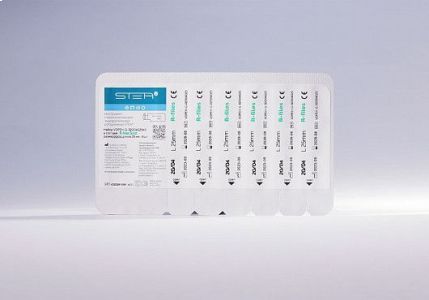 Файлы машинные R-files Gold, для первичной эндодонтии, размер 20/.04, длина 25мм, никель-титан - 6 шт. STEA