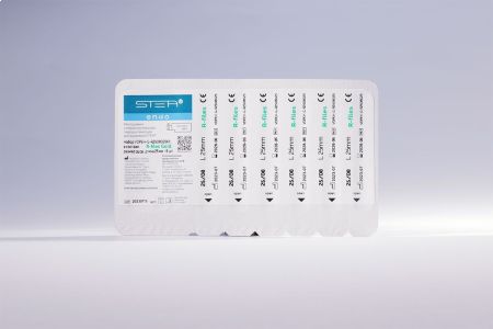 R-files Gold ручные, размер 25/08, длина 25мм. 6 шт. STEA