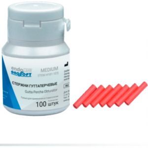 Гуттаперчевые стержни (100шт.) для горячей обтурации, ГЕ51.300.000, Геософт Эндолайн