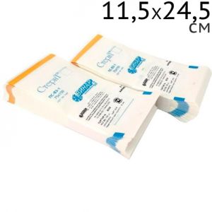 Белые крафт-пакеты Стерит 11,5х24,5см (влагопрочные) 100шт.