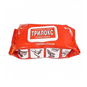 Салфетки дезенфицирующие "Трилокс" пакет, 120 шт