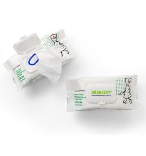 Салфетки Авансепт 120шт (флоу-пак)