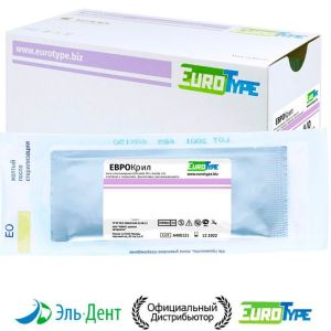 ЕвроКрил 5/0, 75см, 17мм, кол.1/2, 12шт.-синтетический рассасывающийся шовный материал