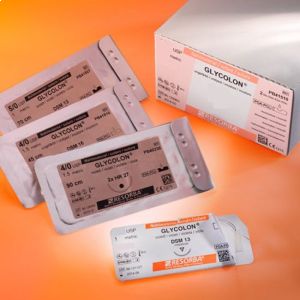 Гликолон 5-0 USP, 0.70 м 18 мм, 1 шт неокрашенный