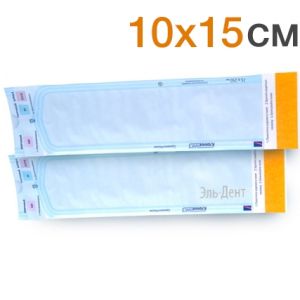 Пакеты для стерилизации 10х15см комбинированные самоклеящиеся (200шт.), Клинипак