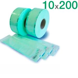 Рулон для паровой и газовой стерилизации (10 смх200м с индикатором) * Клинипак*