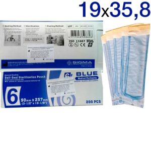 Пакеты для стерилизации Sigma (19х35,8см) 200шт. Dispodent