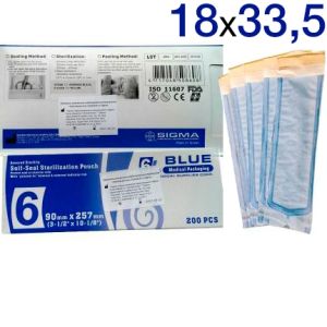 Пакеты для стерилизации Sigma (18х33,5см) 200шт. Dispodent
