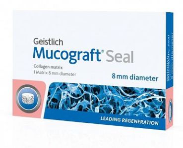 Mucograft Seal d=8 мм, коллагеновый матрикс для регенерации мягких тканей