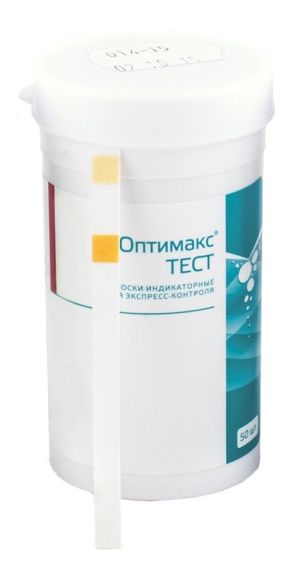 Полоски индик. ОПТИМАКС-тест, 50шт, Евротайп