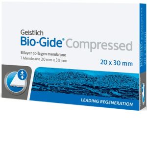 Geistlich Bio-Gide Compressed 20х30мм. (500372) -Мембрана стоматологическая биорезорбируемая коллагеновая для тканевой регенерации