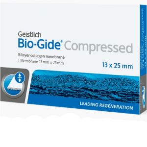 Geistlich Bio-Gide Compressed, 13х25мм. (500362) -Мембрана стоматологическая биорезорбируемая коллагеновая для тканевой регенерации