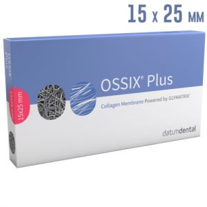 OSSIX Plus 15*25мм-мембрана костеобразующая барьерная оссифицирующая, Datum Dental ОХР1525