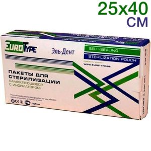 Пакеты для стерилизации EuroТуре 250 х 400 мм (200шт.)