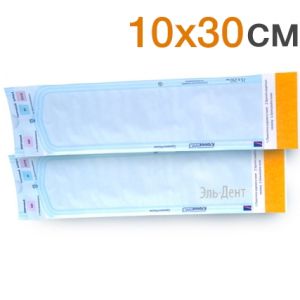 Пакеты для стерилизации 10х30см комбинированные самоклеящиеся (200шт.), Клинипак