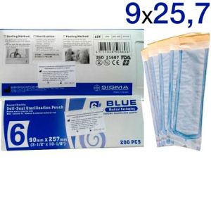 Пакеты для стерилизации Sigma (9х25,7см) 200шт. Dispodent
