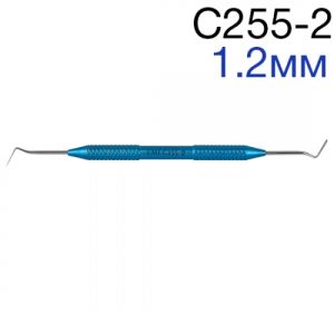 Гладилка С255-2 (шир.1,2мм) дистально-медиальная каплевидная с изгибом 60, ЭМИ