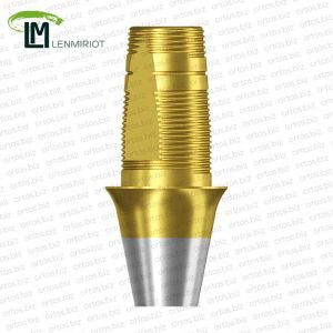 Титановое основание TiN Bell аналог GEO, совместимое с Osstem Regular, Lenmiriot R