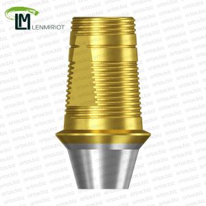Титановое основание TiN Bell аналог GEO, совместимое с Straumann Bone Level NC