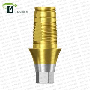 Титановое основание TiN Bell аналог GEO, совместимое с Osstem Mini, Lenmiriot M