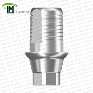 Титановое основание Flat, совместимое с NobelActive RP, Lenmiriot A, NobelReplace Conical Connection, Lenmiriot CC