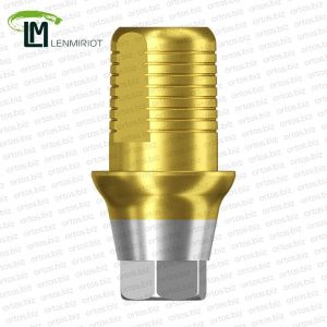 Титановое основание TiN Flat, совместимое с Osstem Regular, Lenmiriot R