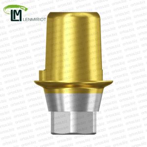 Титановое основание TiN Patch аналог NT-Trading, совместимое с NobelActive RP, Lenmiriot A, NobelReplace Conical Connection, Lenmiriot CC