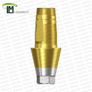 Титановое основание TiN Bell аналог GEO, совместимое с Osstem Regular, Lenmiriot R