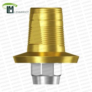 Титановое основание TiN Bell аналог GEO, совместимое с Straumann SynOcta WN