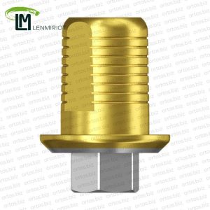 Титановое основание TiN Flat, совместимое с Zimmer 4.5