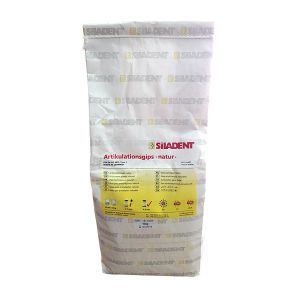 Гипс Artikulationsgips nature, 2 кл, белый, 5 кг, бумажный пакет