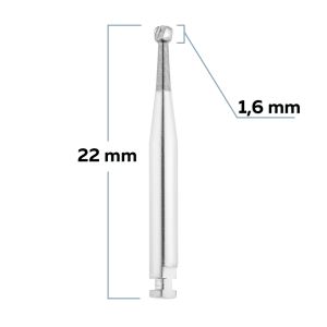 Бор твердосплавный для углового наконечника шар - 016