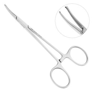 Зажим Kocherklemme, изогнутый, 12,5 см