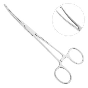 Зажим Kocherklemme,изогнутый, 15 см